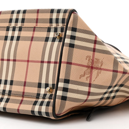 Burberry Haymarket Check Large Canterbury Tote Chocolate 13 of 16