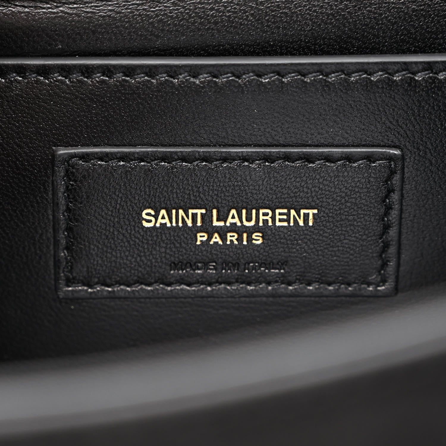 Saint Laurent Suede Studded Medium Classic Monogram Kate Satchel Black 6 of 10