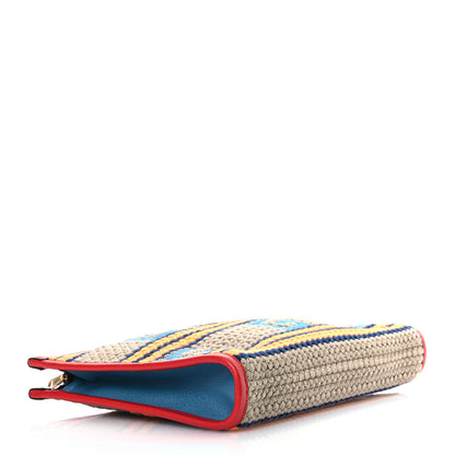 Gucci Fabric Embroidered Square G Mykonos Striped Case 4 of 10