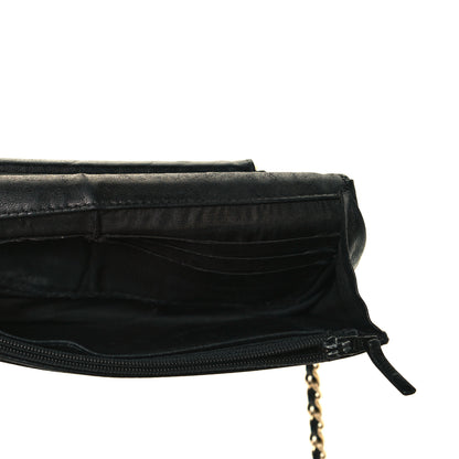 Chanel Caviar Timeless CC Wallet On Chain WOC Black 5 of 8