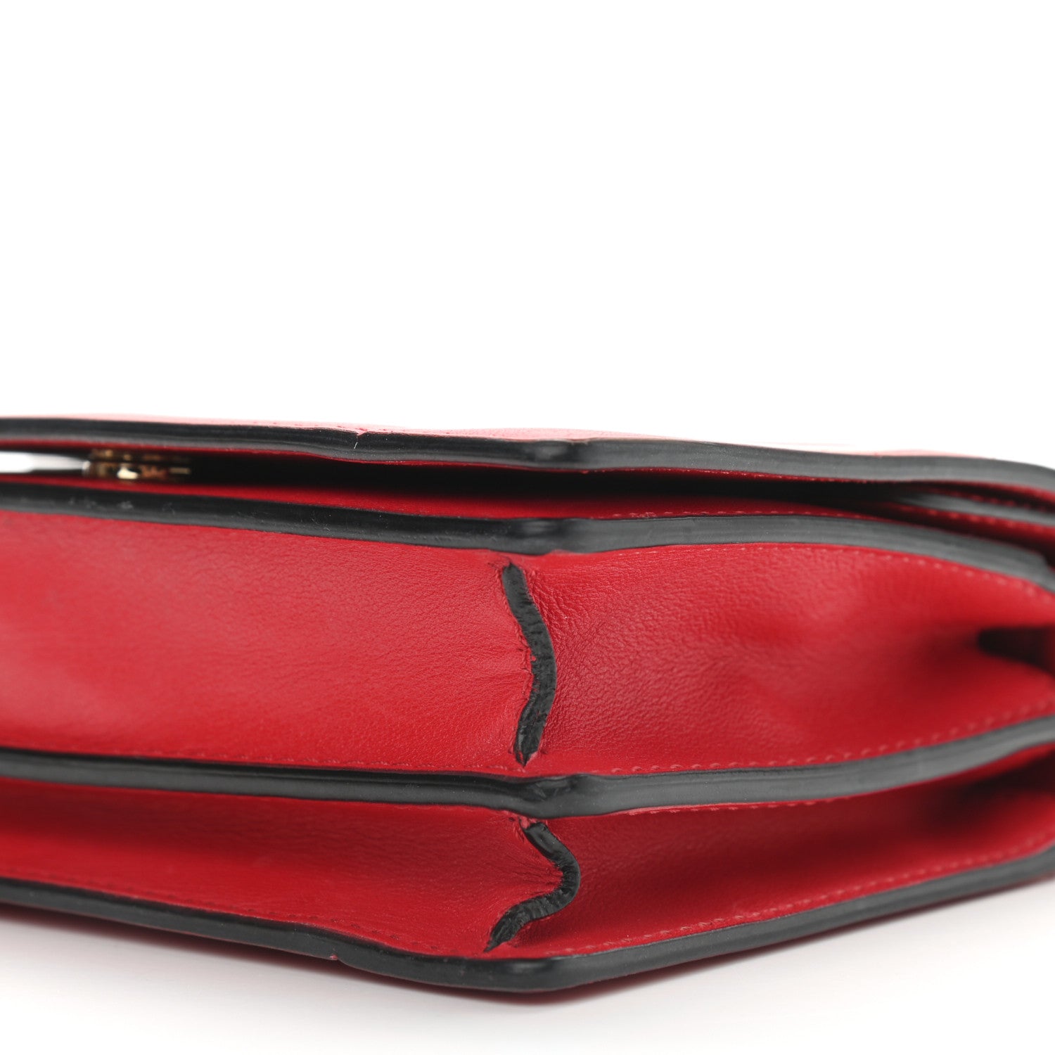Valentino Garavani Calfskin VLogo Inlay Chain Pouch Rouge Pur White 8 of 18