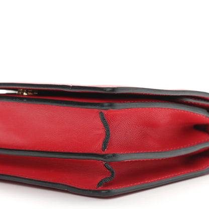 Valentino Garavani Calfskin VLogo Inlay Chain Pouch Rouge Pur White 8 of 18