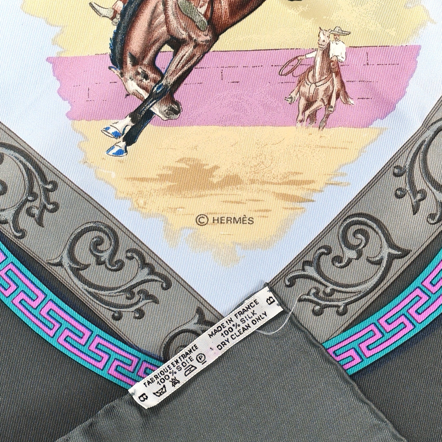 Hermes Silk Charreada Scarf 90 3 of 3