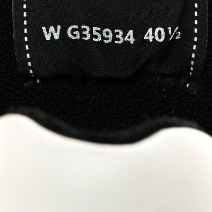 Chanel Calfskin Womens Logo Sneakers 40.5 White Black 8 of 9