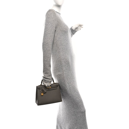 Hermes Epsom Kelly Sellier 25 Etain 2 of 11