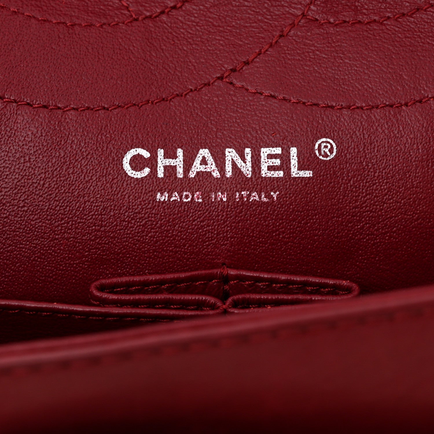 Chanel Distressed Patent Quilted 2.55 Reissue 227 Flap Red 6 of 12