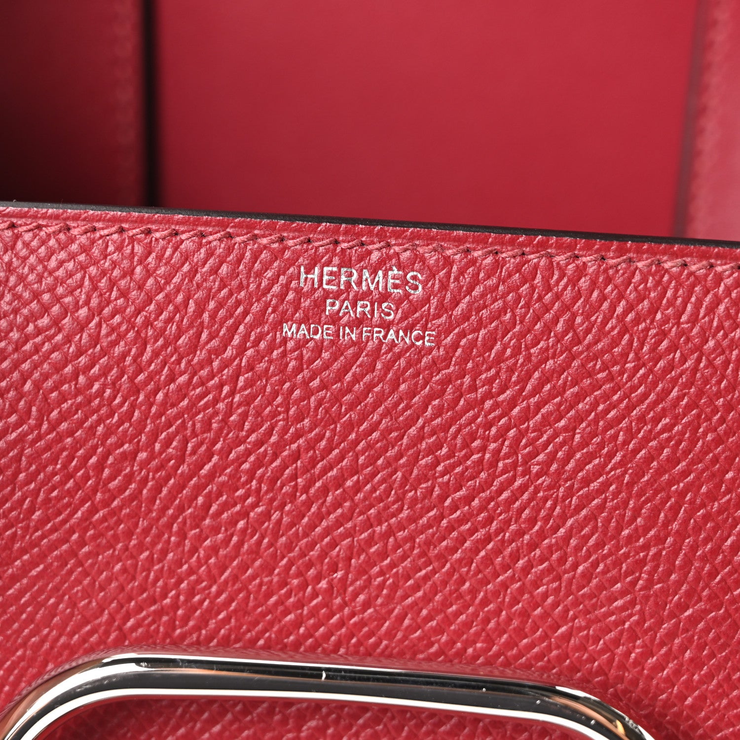 Hermes Epsom Mini Della Cavalleria Rouge Grenat 6 of 11