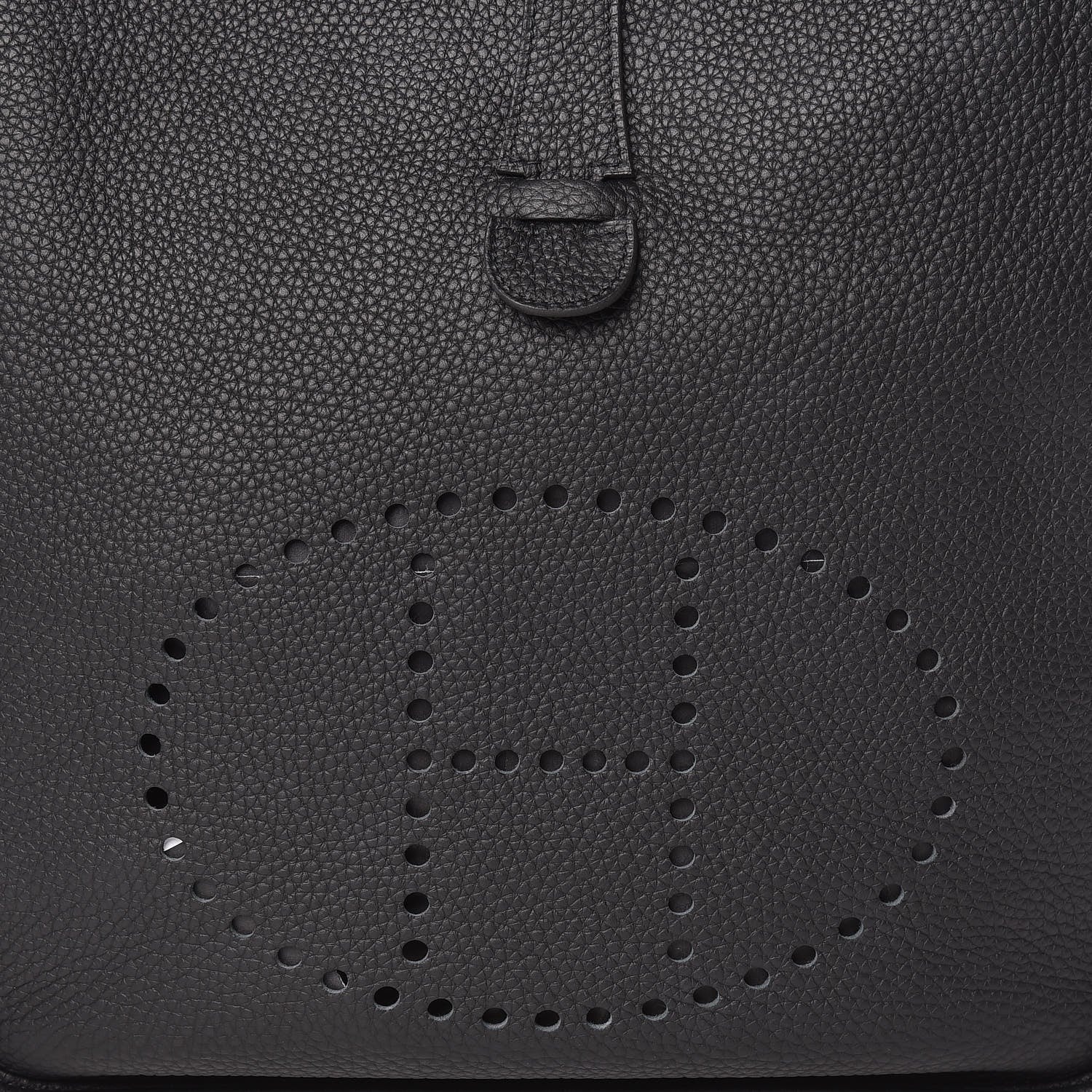 Hermes Taurillon Clemence Evelyne III GM Black 8 of 10