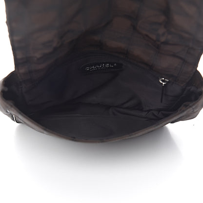 Chanel Nylon Travel Belt Bag Brown Black 5 of 10
