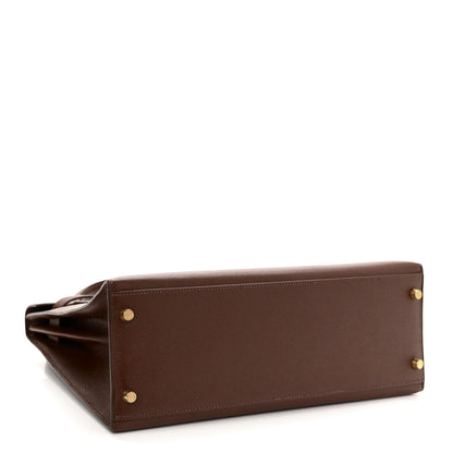 Hermes Courchevel Kelly Sellier 32 Noisette 4 of 12