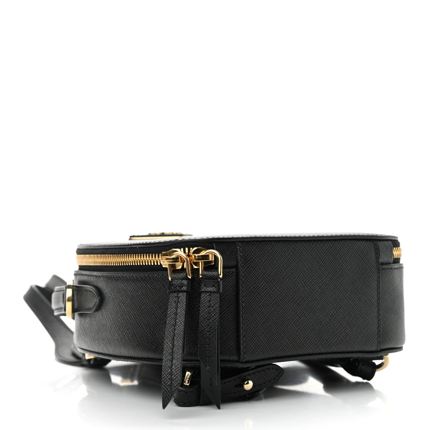 Prada Saffiano Lux Mini Odette Backpack Black 4 of 9