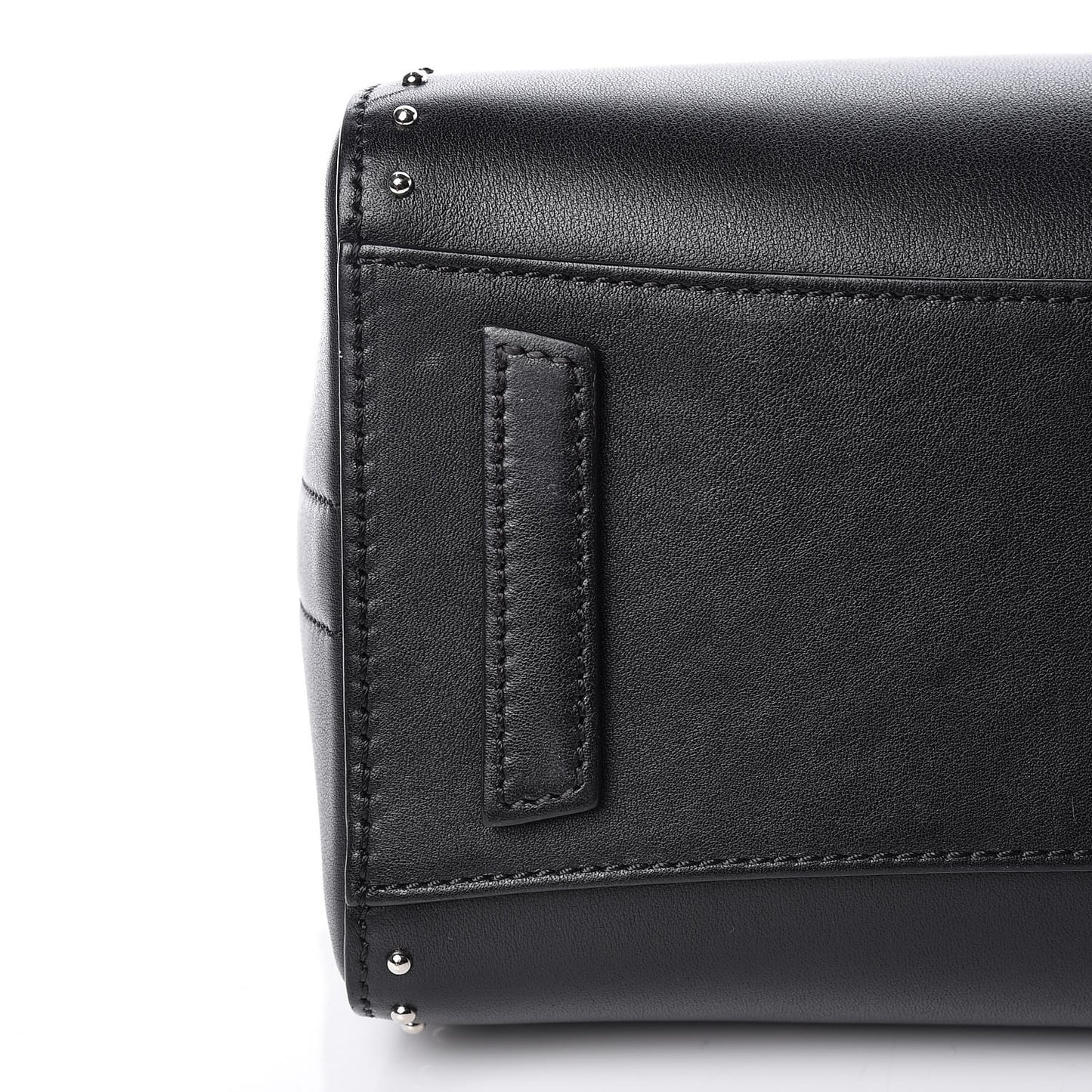 Smooth Calfskin Mini Studded Antigona Black