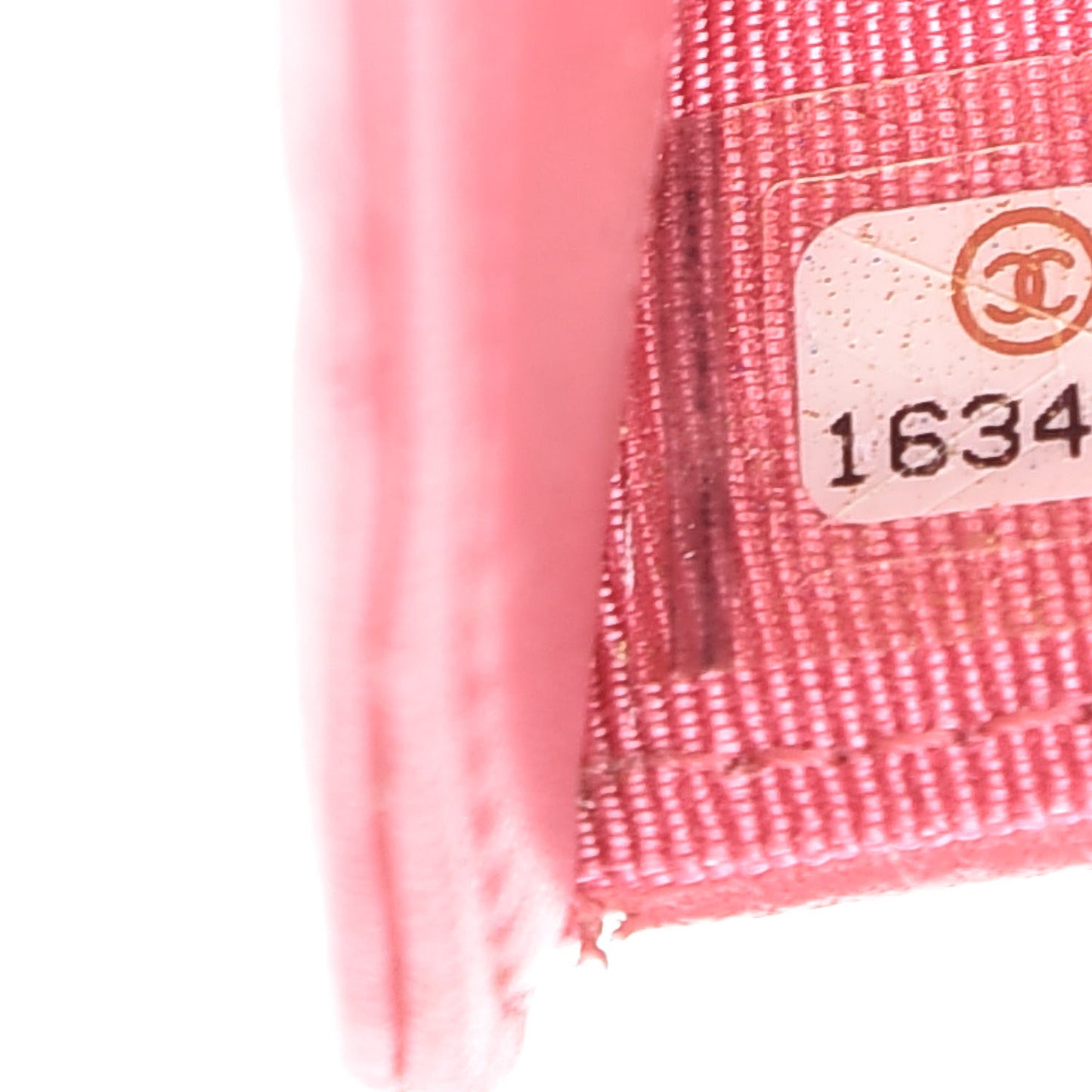 Lambskin Quilted Yen Wallet Dark Pink