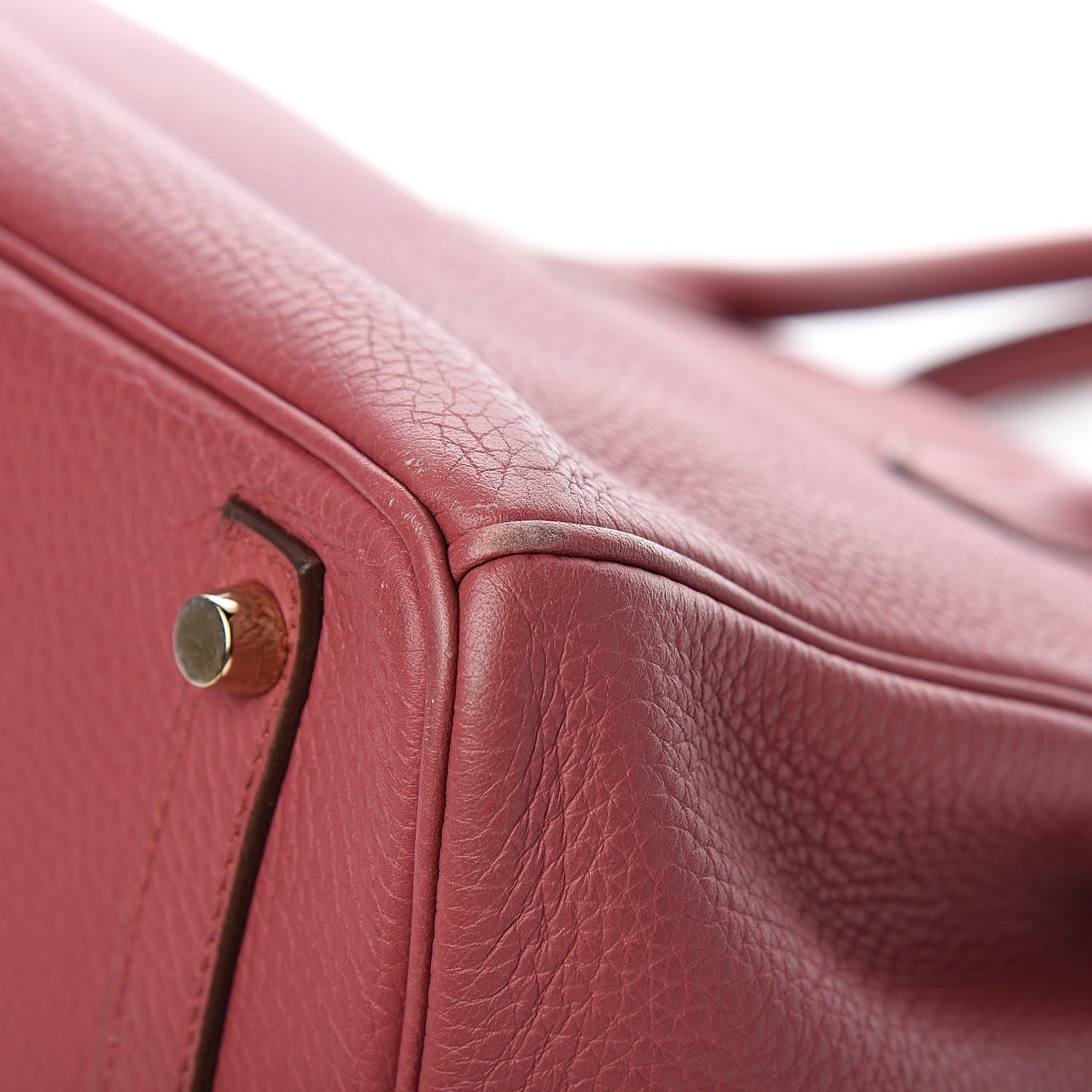 Hermes Taurillon Clemence Birkin 30 Bois de Rose 31 of 33