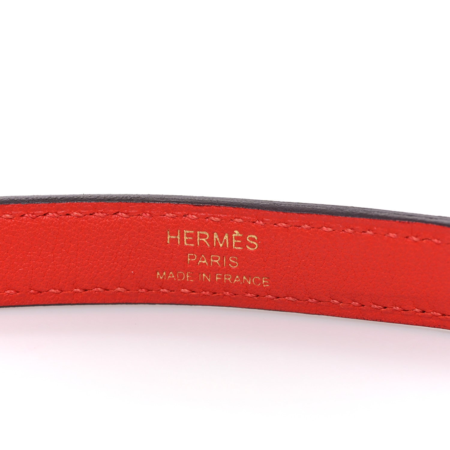Hermes Swift 16mm Mini Dog Carres Bag Strap Capucine 3 of 4