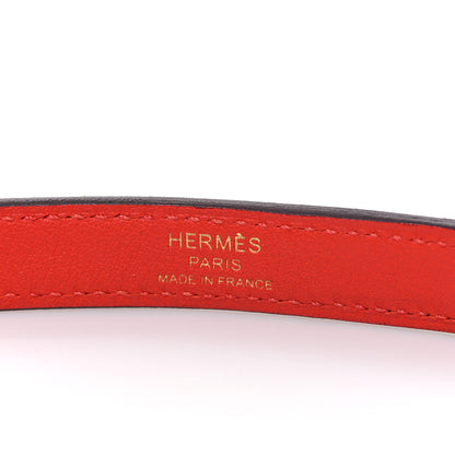 Hermes Swift 16mm Mini Dog Carres Bag Strap Capucine 3 of 4