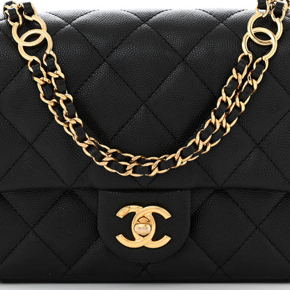 Chanel Caviar Quilted Mini CC You Flap Black 8 of 11
