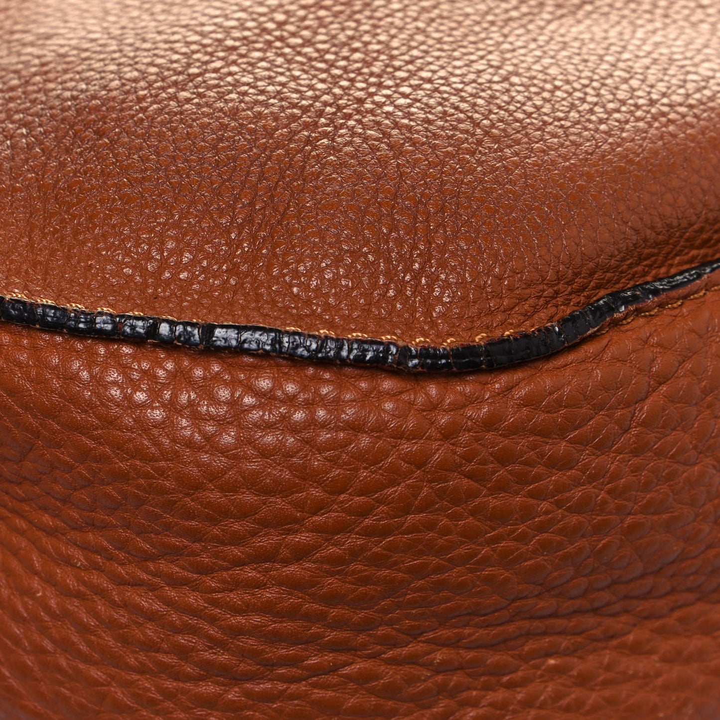 Calfskin Medium Marcie Round Zip Crossbody Bag Tan