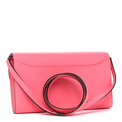 Hermes Evercolor Constance Wallet To Go Rose Azalee 3 of 11