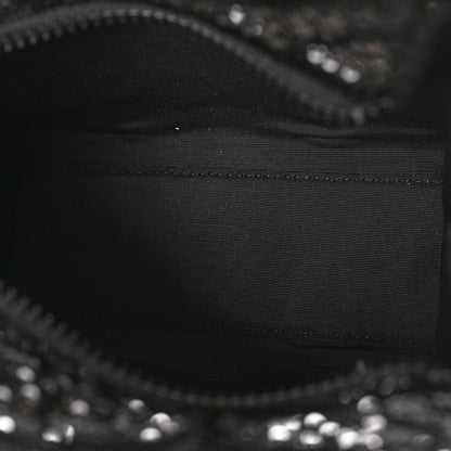 Marc Jacobs Sequin Mini The Tote Bag Black 5 of 9