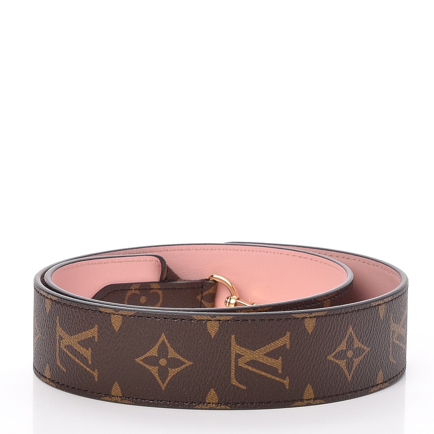 Monogram Bandouliere Shoulder Strap Rose Poudre