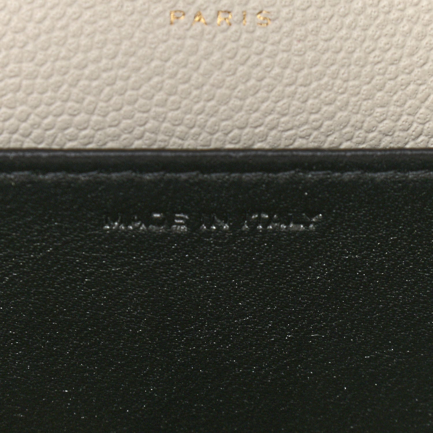 Saint Laurent Grain De Poudre Monogram Uptown Chain Wallet Crema Soft 8 of 11