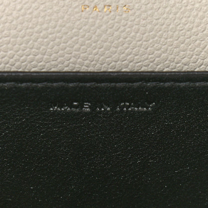 Saint Laurent Grain De Poudre Monogram Uptown Chain Wallet Crema Soft 8 of 11