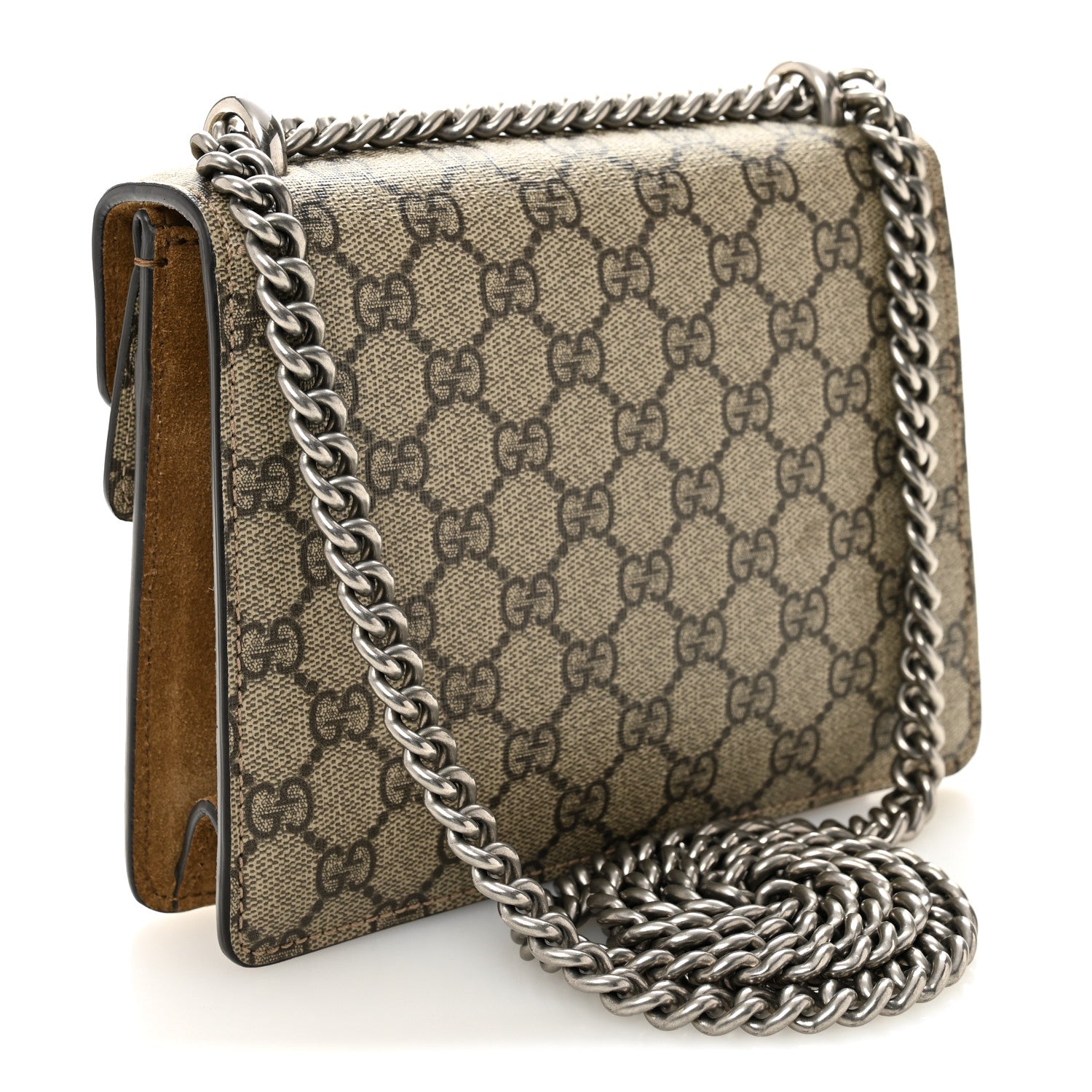 Gucci GG Supreme Monogram Mini Dionysus Shoulder Bag Taupe 3 of 11