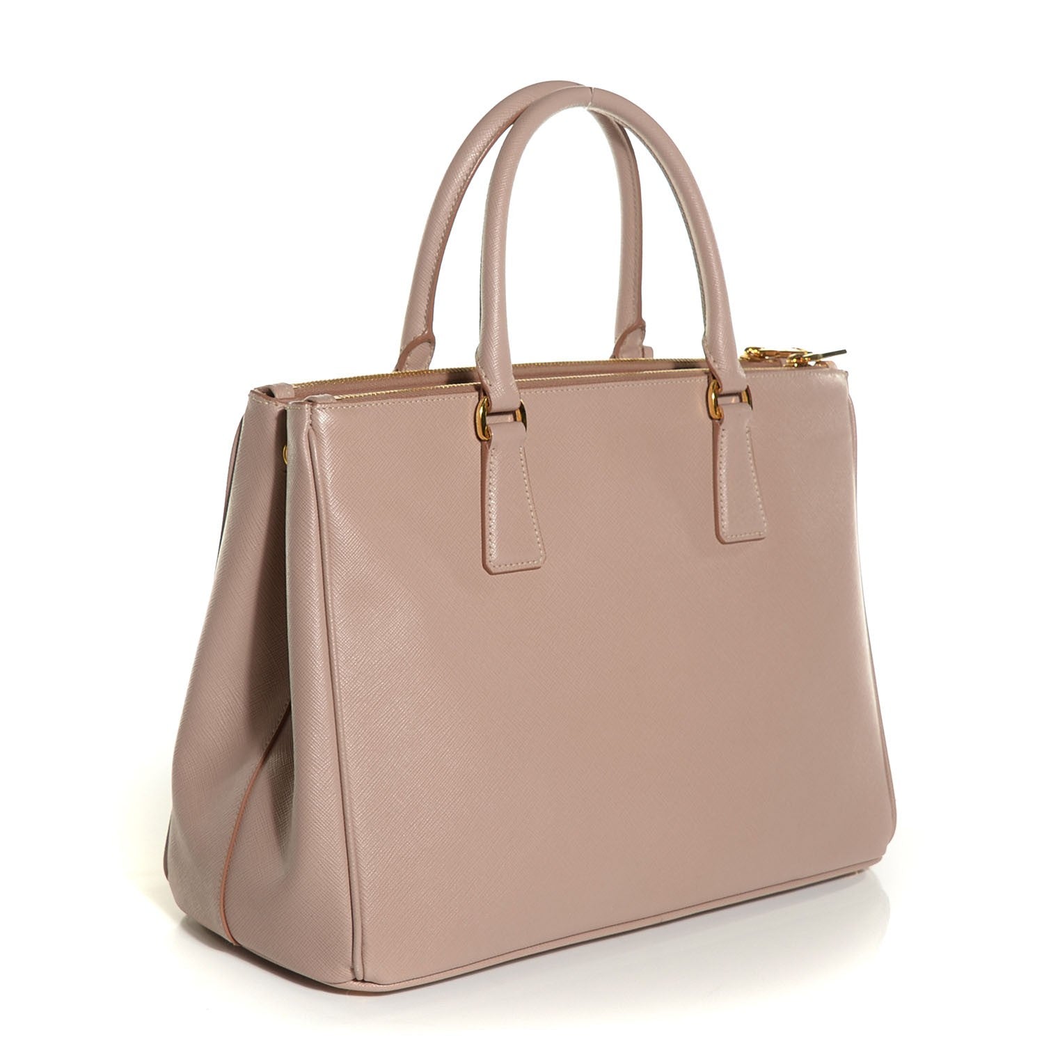 Prada Saffiano Lux Medium Double Zip Tote Cammeo 3 of 11