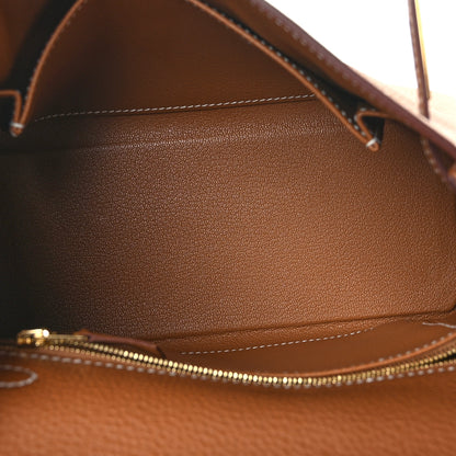 Hermes Togo Kelly Retourne 25 Gold 6 of 10