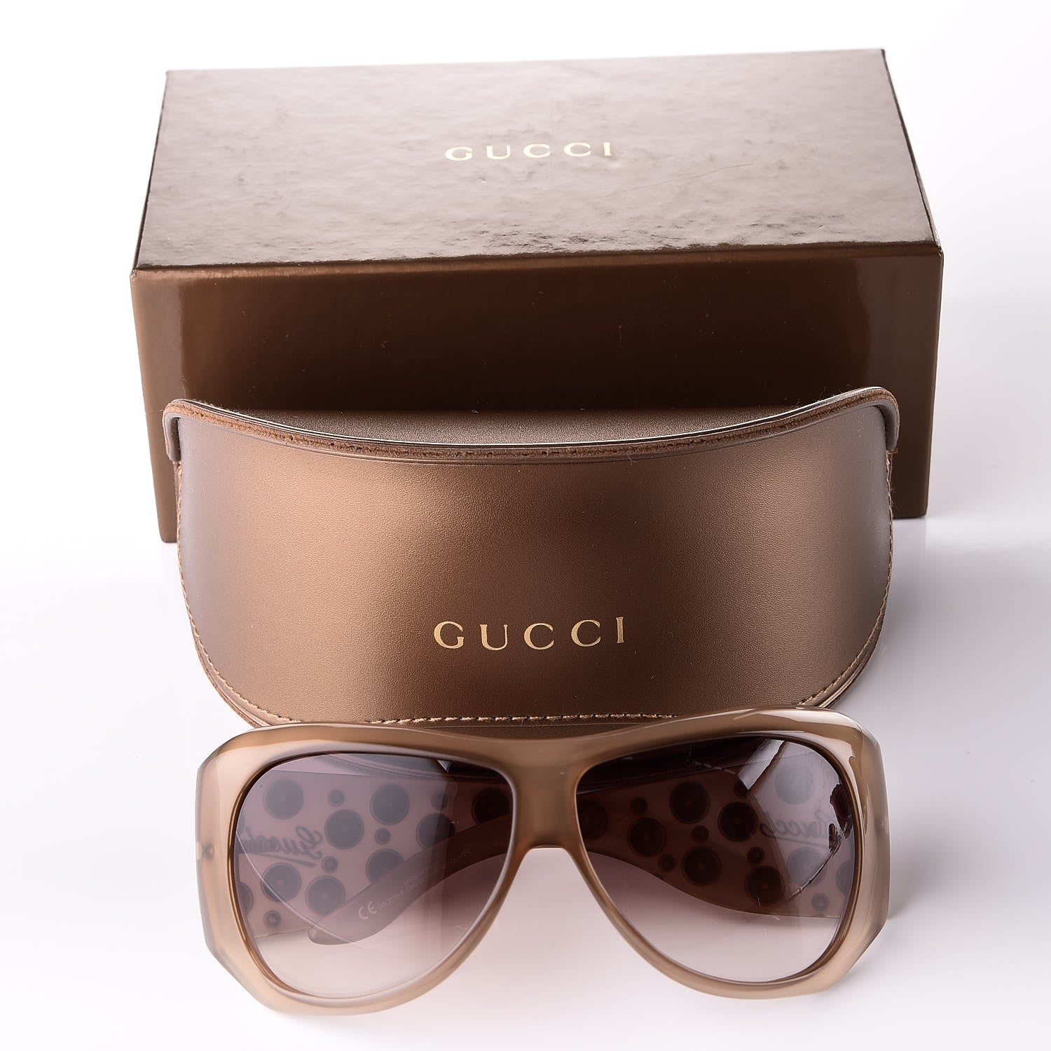 Gucci Studded Sunglasses GG 3039/S Brown 8 of 8