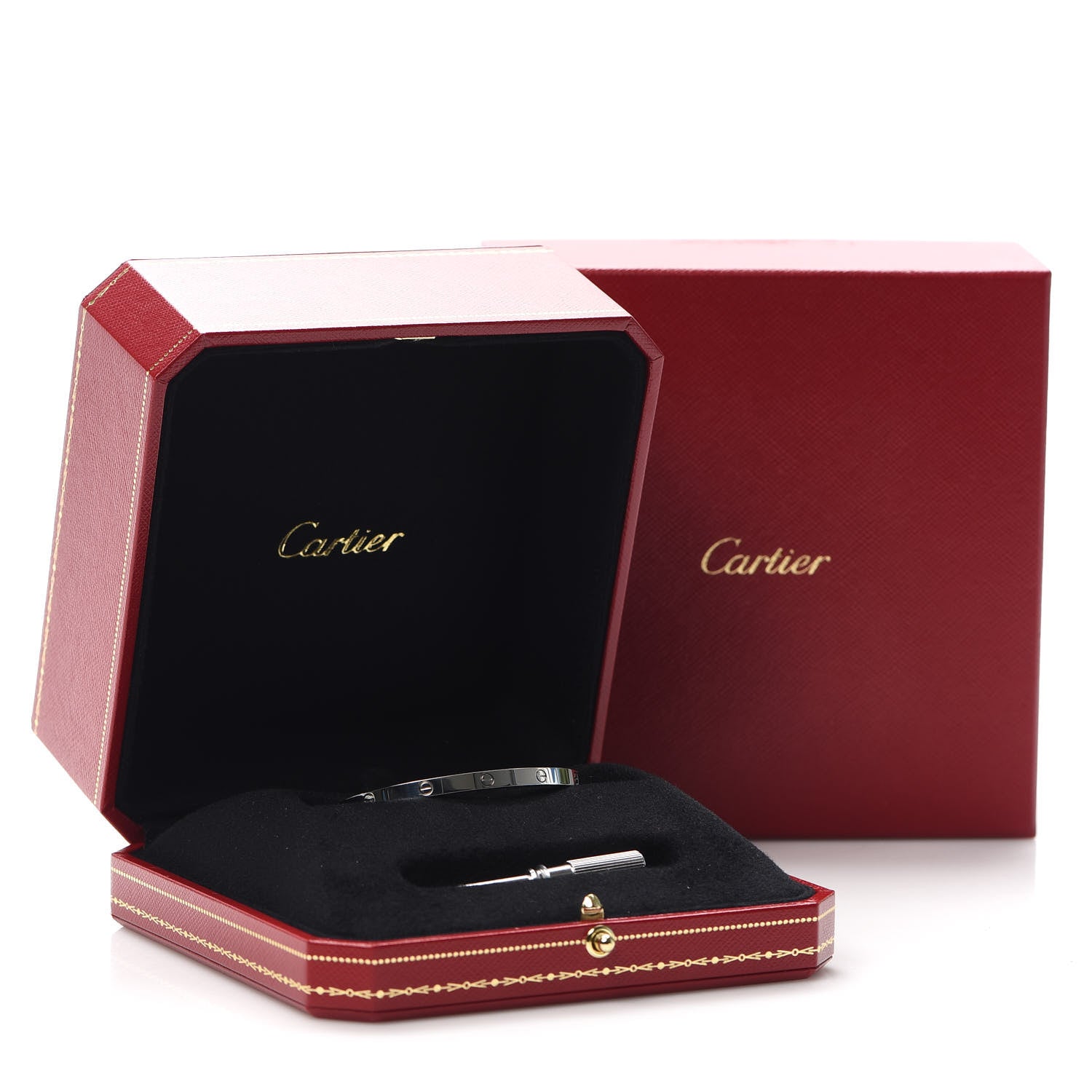 Cartier 18K White Gold Small LOVE Bracelet 15 7 of 7
