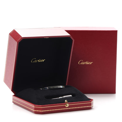 Cartier 18K White Gold Small LOVE Bracelet 15 7 of 7