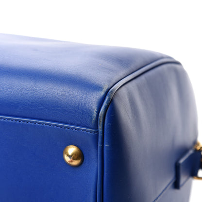 Saint Laurent Calfskin Classic Duffle 6 Blue 9 of 18