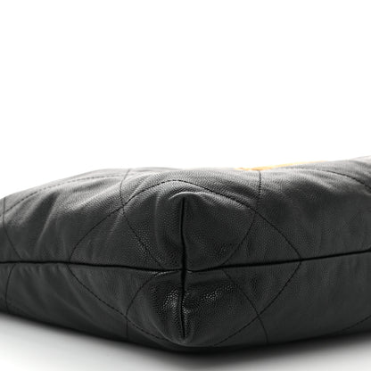 Chanel Shiny Caviar Quilted Small Chanel 22 Black 10 of 11
