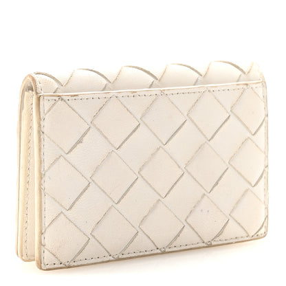 Bottega Veneta Nappa Intrecciato Card Holder White 3 of 7