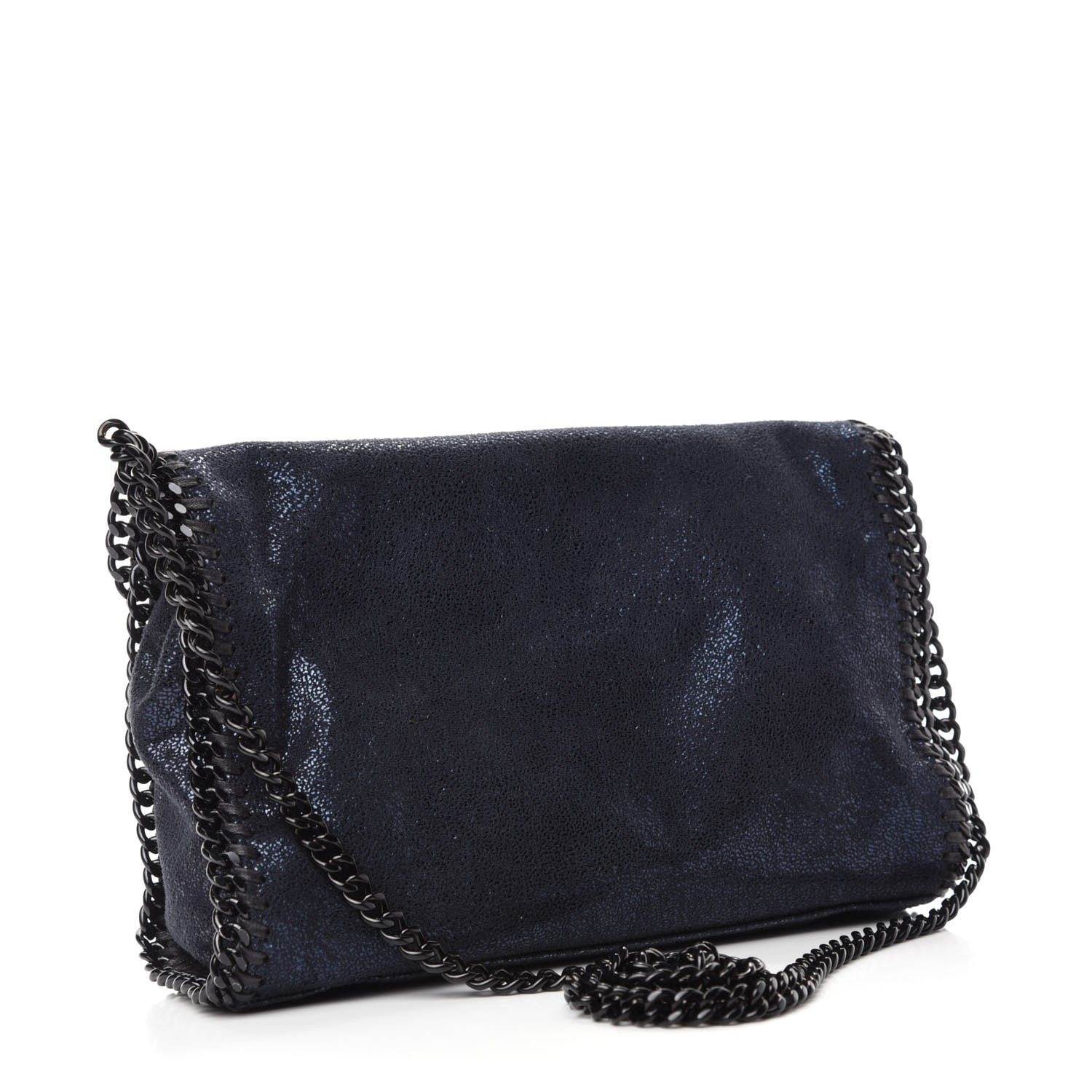 Stella McCartney Shaggy Deer Falabella Mini Crossbody Bag Lapis Navy 3 of 12