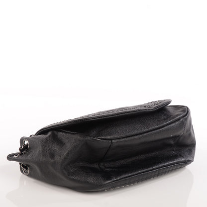 Chanel Metallic Goatskin Luxe Ligne Flap Black 4 of 7