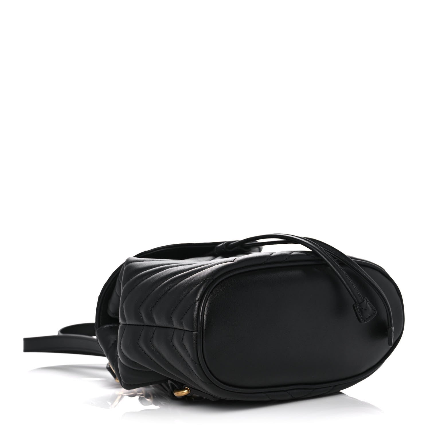 Gucci Calfskin Matelasse GG Marmont Flap Backpack Black 4 of 12