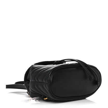 Gucci Calfskin Matelasse GG Marmont Flap Backpack Black 4 of 12