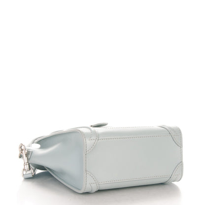 Celine Smooth Calfskin Nano Luggage Sky 4 of 8