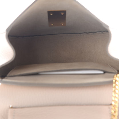 Chloe Grained Lambskin Mini Drew Shoulder Bag Abstract White 4 of 5