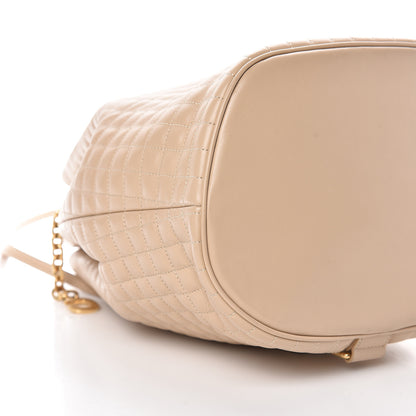 Celine Calfskin Quilted Small C Backpack Nude 8 of 13