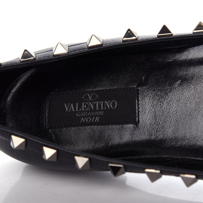 Valentino Garavani Nappa Rockstud Ballerina Flats 37 Black 8 of 11