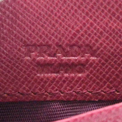 Prada Saffiano Metal Card Case Ibisco 5 of 7