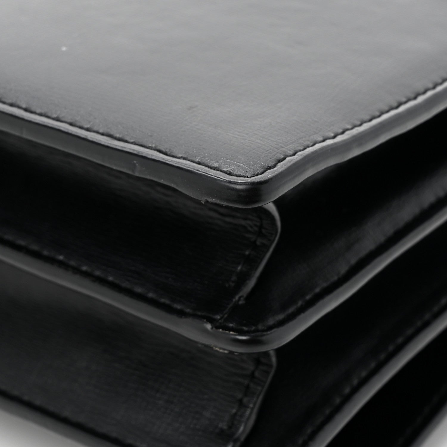 Saint Laurent Calfskin Medium Monogram Sunset Black 17 of 17