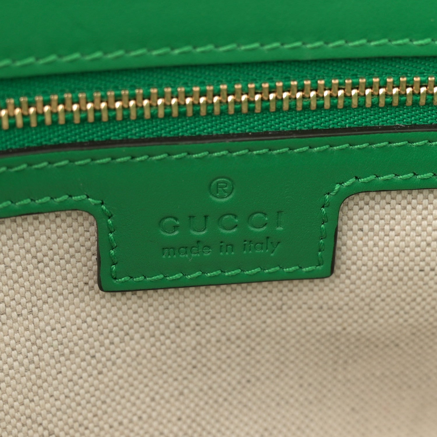 Gucci Calfskin GG Matelasse Large Slim Chain Shoulder Bag Spring Green Natural 6 of 10