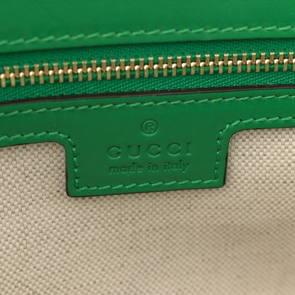 Gucci Calfskin GG Matelasse Large Slim Chain Shoulder Bag Spring Green Natural 6 of 10