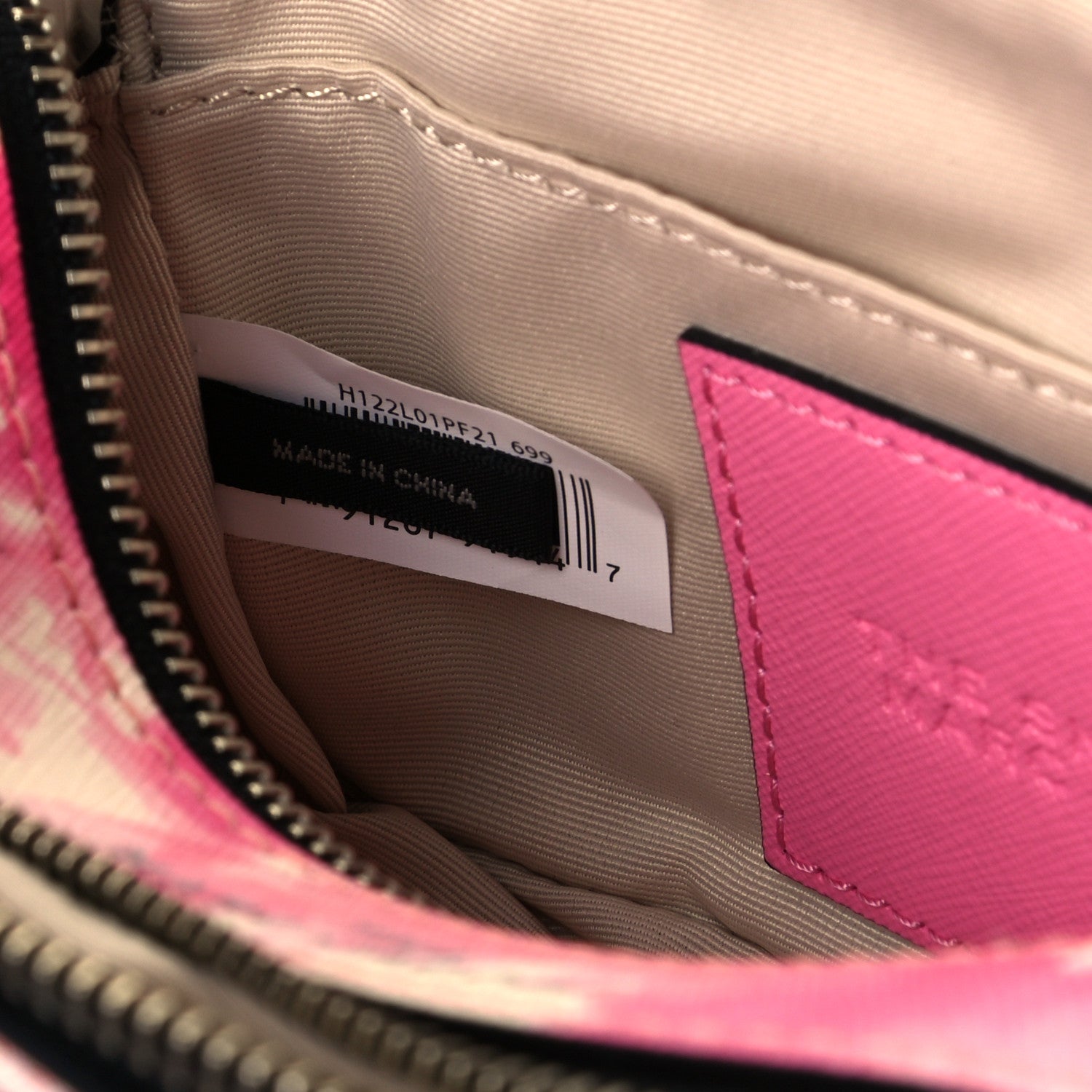 MARC JACOBS 財布 THE SNAPSHOT TIE DYE Marc Jacobs Saffiano Tie Dye Small Snapshot Camera Bag Pink