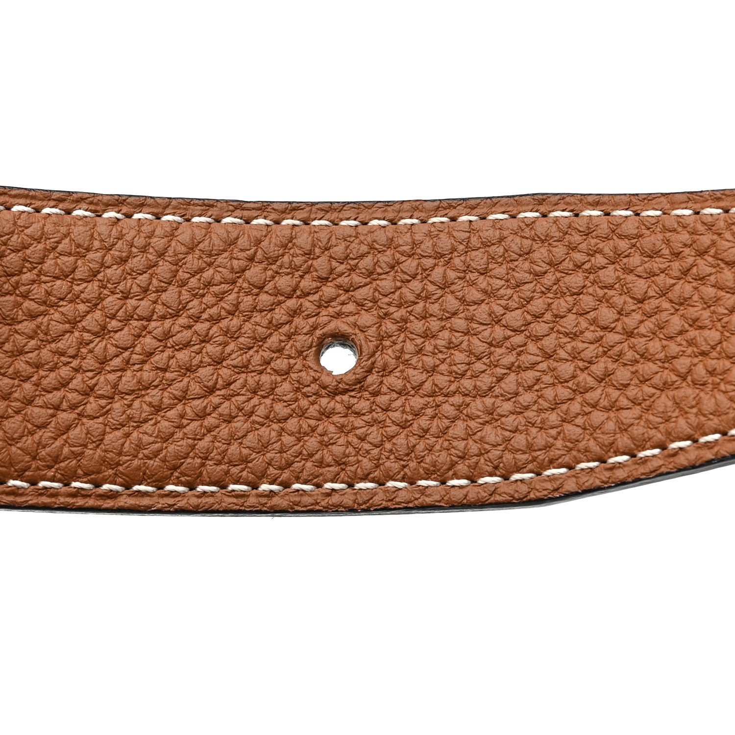 Hermes Box Togo 32mm H Belt 75 30 Black Gold 5 of 9